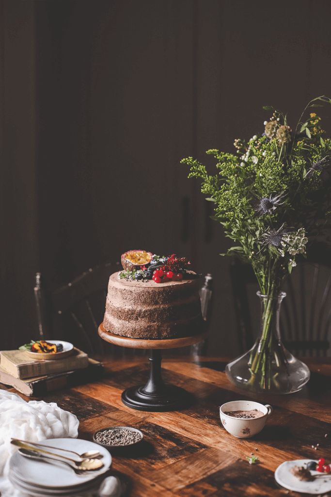 Layer cake chocolat fait maison photographe food Lyon